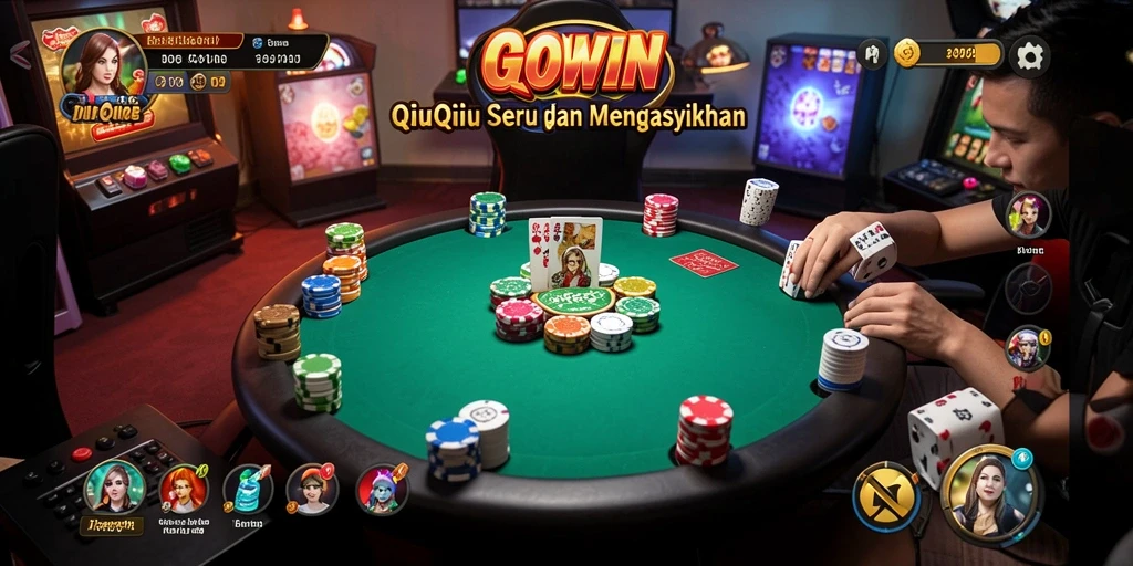 Gameplay GOWIN yang menarik dalam permainan QiuQiu.
