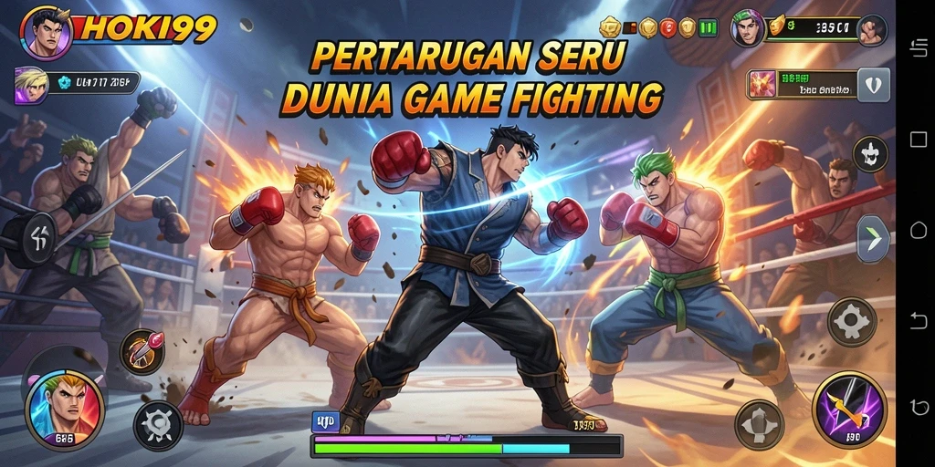 Screenshot HOKI99 menampilkan aksi pertarungan yang mendebarkan.