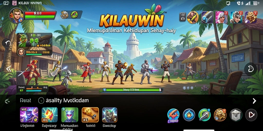 Tampilan utama aplikasi KILAUWIN yang sederhana dan efisien.
